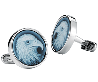 Jacob & Co. Jewelry Men's Cufflinks Eagle Blue Agate Cufflinks 91122825 Jacob & Co. Jewelry Men's Cufflinks Eagle Blue Agate Cufflinks 91122825