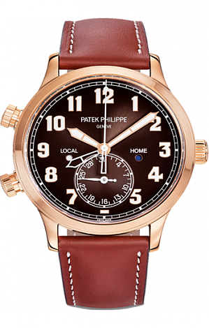 Patek Philippe Complicated Watches Calatrava Pilot Travel Time 42mm 5524R-001