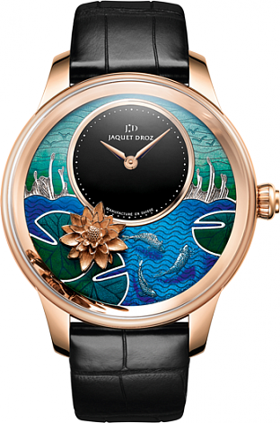 Jaquet Droz Les Ateliers d`Art PETITE HEURE MINUTE RELIEF CARPES J005023279 Jaquet Droz Les Ateliers d`Art PETITE HEURE MINUTE RELIEF CARPES J005023279