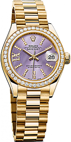 Rolex Datejust 26,29,31,34 mm 28 mm Yellow Gold 279138RBR