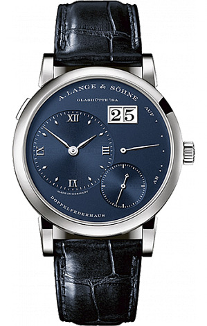 A. Lange & Sohne Lange 1 Dial Blue 38.5 мм 191.028