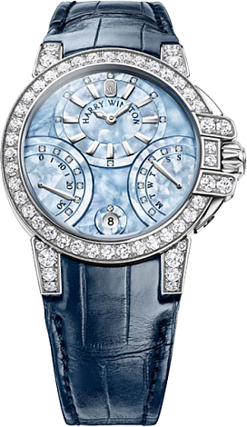 Harry Winston Ocean Collection Biretrograde 36mm white gold OCEABI36WW049