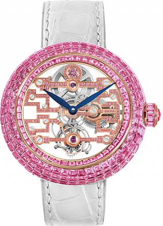 Jacob & Co. Watches High Jewelry Masterpieces Brilliant Art Deco Pink Sapphire BT545.40.SP.RB.B