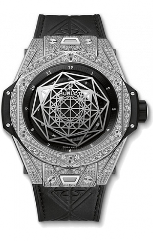 Hublot Big Bang One Click 39 MM Sang Bleu Steel Pavé 39 mm 465.SS.1117.VR.1704.MXM18