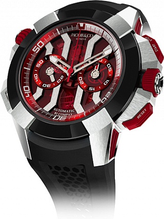 Jacob & Co. Watches Epic X Epic X Chrono Titanium EC313.20.SB.RR.B