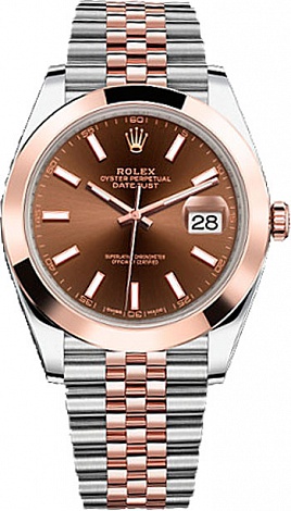 Rolex Datejust 36,39,41 mm Steel and Everose gold 41 mm 126301-0002