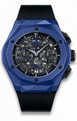 Hublot Архив Hublot Aerofusion Chronograph Orlinski Blue Ceramic 45 mm 525.EX.0179.RX.ORL18