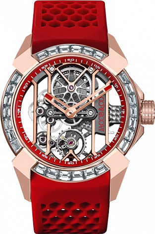 Jacob & Co. Watches High Jewelry Masterpieces EPIC X TOURBILLON BAGUETTE EX100.40.LD.OP.A