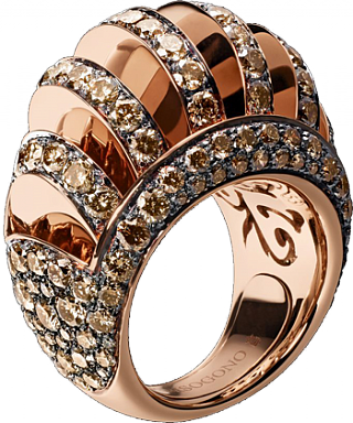 De Grisogono Jewelry Arcobaleno Collection Ring 51902/08