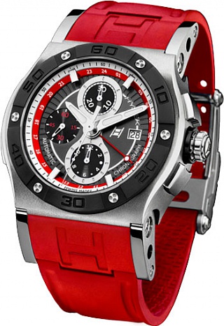 Jorg Hysek Abyss 47mm Chronograph & Dual Time red AB4702T02