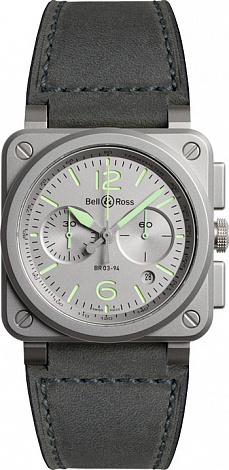 Bell & Ross Instruments HOROLUM BR0394-GR-ST/SCA