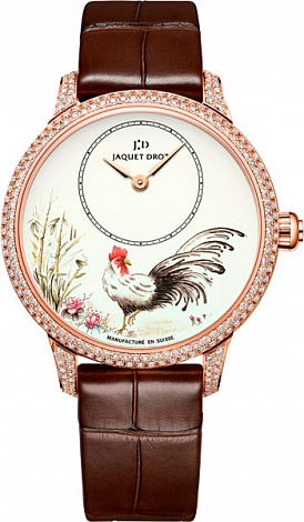 Jaquet Droz Les Ateliers d`Art Petite Heure Minute Rooster J005003222 Jaquet Droz Les Ateliers d`Art Petite Heure Minute Rooster J005003222