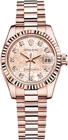 Rolex Datejust 26,29,31,34 mm Lady 26 mm Everose gold 179175F-0003