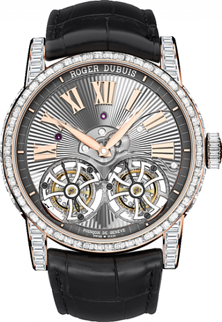 Roger Dubuis Hommage Double Flying Tourbillon Haute Joaillerie RDDBHO0570 Roger Dubuis Hommage Double Flying Tourbillon Haute Joaillerie RDDBHO0570
