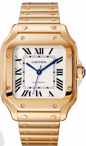 Cartier Santos de Cartier medium model,rose gold,35 mm WGSA0031