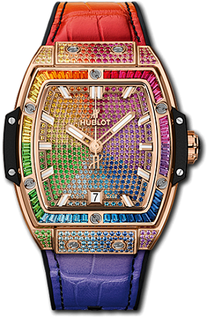 Hublot Spirit of Big Bang KING GOLD RAINBOW 39 мм 665.OX.9910.LR.0999