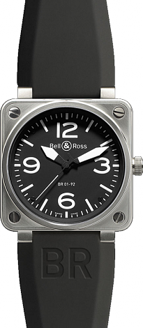 Bell & Ross Aviation BR 01-92 46 mm BR 01-92 Steel Bell & Ross Aviation BR 01-92 46 mm BR 01-92 Steel