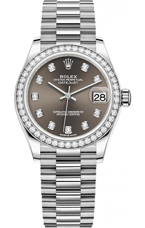 Rolex Datejust 26,29,31,34 mm 31 mm White gold Diamonds 278289rbr-0006