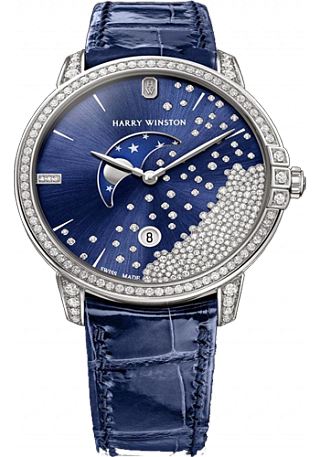 Harry Winston Midnight Diamond Drops 39 mm MIDQMP39WW004