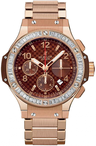 Hublot Big Bang 41 MM Red Gold Cappuccino Diamonds 341.PC.3380.PC.1904