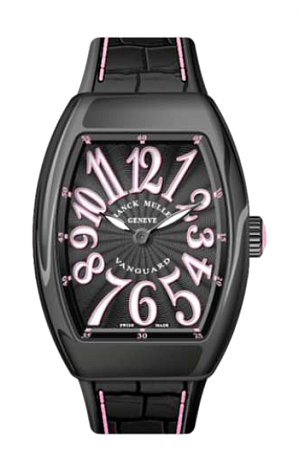 Franck Muller Vanguard Lady Steel Automatic 46 mm V 35 SCAT FO BLK