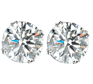 Jacob & Co. Jewelry Bridal Round Solitaire Earrings 91019797 Jacob & Co. Jewelry Bridal Round Solitaire Earrings 91019797