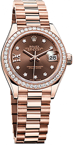 Rolex Datejust 26,29,31,34 mm 28 mm Everose Gold 279135RBR