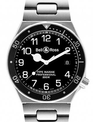 Bell & Ross Архив Bell & Ross Type Marine Type Marine Black Steel