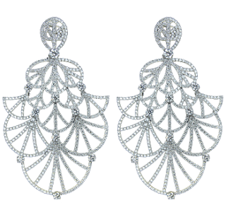 Jacob & Co. Jewelry Fine Jewelry Abanico Diamond Earrings 91327173