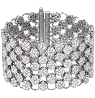 Jacob & Co. Jewelry Fine Jewelry Diamond Mesh Bracelet Bracelets 90710451