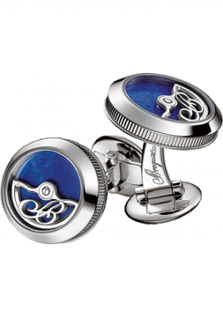 Breguet Accessories Cufflinks rotor white gold and lapis lazuli 9907BBLS