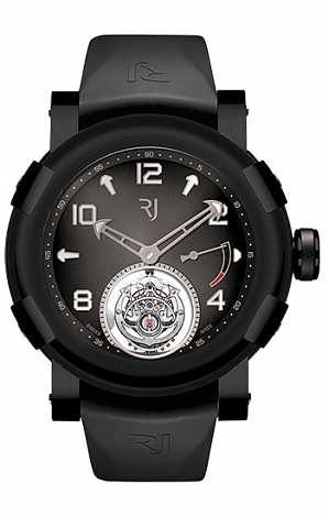 Romain Jerome Steampunk   Tourbillon Power Reserve 45 Black SPT.KKKK.1517.RB