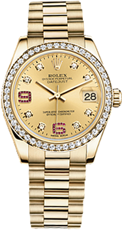 Rolex Datejust 26,29,31,34 mm Lady 31mm Yellow Gold 178288-0063