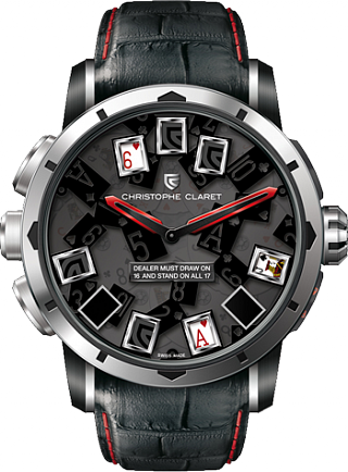 Christophe Claret 21 BLACKJACK BLACKJACK White Gold Black PVD Titan MTR.BLJ08.000-021 Christophe Claret 21 BLACKJACK BLACKJACK White Gold Black PVD Titan MTR.BLJ08.000-021