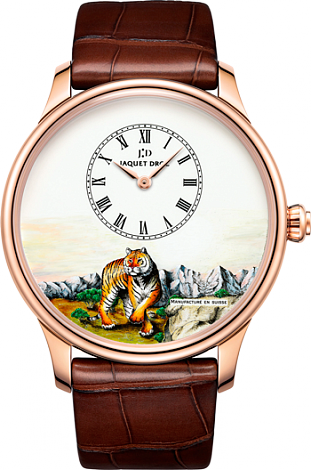 Jaquet Droz Les Ateliers d`Art Petite Heure Minute Tiger J005033297