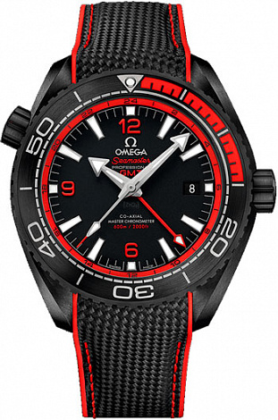 Omega Seamaster Planet Ocean 600M Co‑axial GMT 45.5 mm 215.92.46.22.01.003