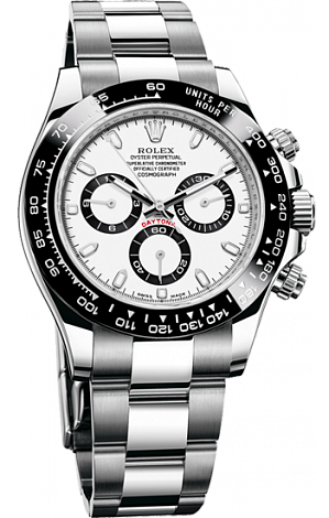Rolex Daytona Cosmograph Chronograph Cerachrom Bezel Dial White 116500LN-0001