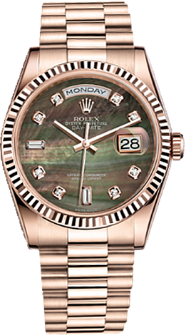 Rolex Day-Date 36mm Everose Gold 118235F-0007 Rolex Day-Date 36mm Everose Gold 118235F-0007