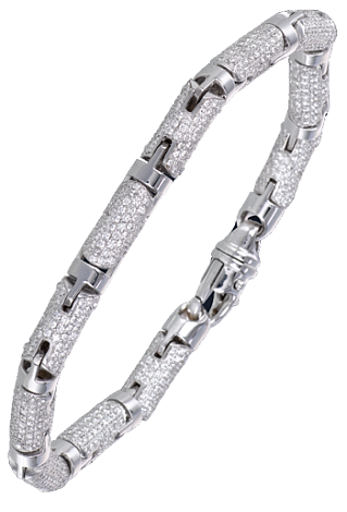 Jacob & Co. Jewelry Men's Bracelets Diamond Capsule Link Bracelet 90916173