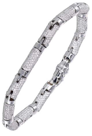 Jacob & Co. Jewelry Men's Bracelets Diamond Capsule Link Bracelet 90916173 Jacob & Co. Jewelry Men's Bracelets Diamond Capsule Link Bracelet 90916173