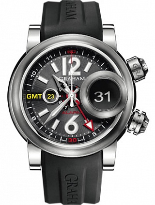 Graham Swordfish Grillo Alarm GMT Black EYE 2SWGS.B23A