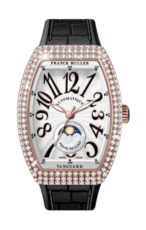 Franck Muller Vanguard Lady Lune Gold 42 mm V 32 SCAT FO L D RG