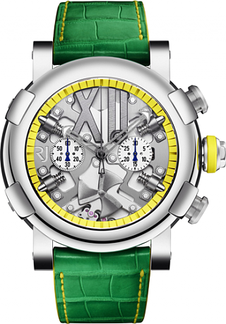 Romain Jerome Steampunk Chrono Colours Brazil Steel RJ.T.CH.SP.005.04 Romain Jerome Steampunk Chrono Colours Brazil Steel RJ.T.CH.SP.005.04