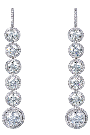 Jacob & Co. Jewelry High Jewelry Diamond Drop Earrings 91123547