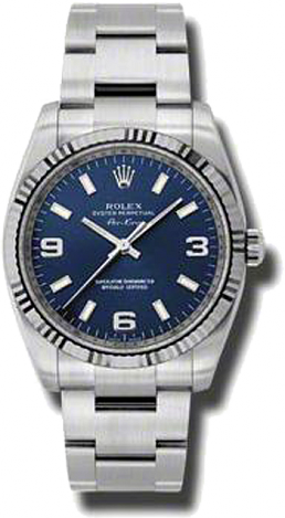 Rolex Архив Rolex Air-King 34mm Steel and White Gold 114234 blao Rolex Архив Rolex Air-King 34mm Steel and White Gold 114234 blao