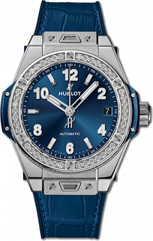 Hublot Big Bang One Click 39 MM Steel Blue Diamonds 39 mm 465.SX.7170.LR.1204