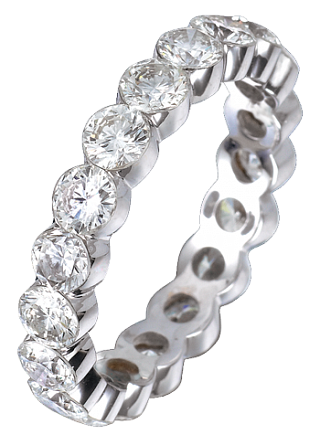 Jacob & Co. Jewelry Bridal Round Brilliant-Cut Eternity Band 90505430