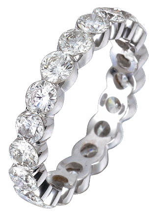 Jacob & Co. Jewelry Bridal Round Brilliant-Cut Eternity Band 90505430 Jacob & Co. Jewelry Bridal Round Brilliant-Cut Eternity Band 90505430