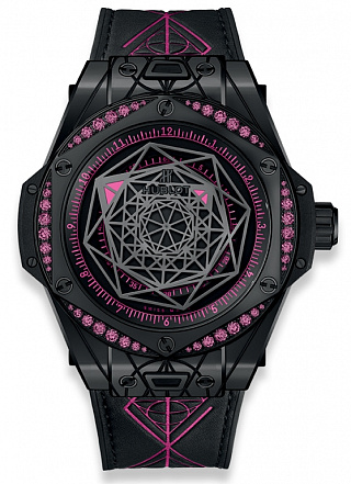 Sang Bleu All Black Pink 39 mm 02