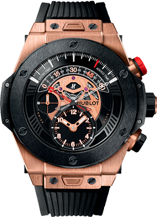 Hublot Архив Hublot Bi-Retrograde Chrono King Gold Ceramic 413.OM.1128.RX Hublot Архив Hublot Bi-Retrograde Chrono King Gold Ceramic 413.OM.1128.RX